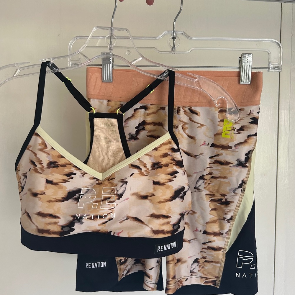 P.E Nation Patterned Workout Set - image 1